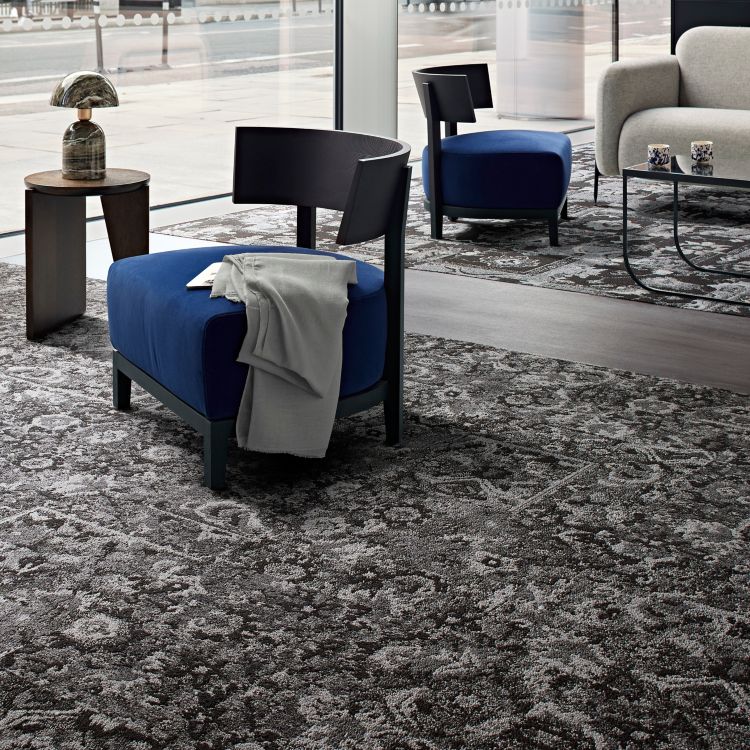 Interface Cheshire Street and Yesterdays carpet tile 